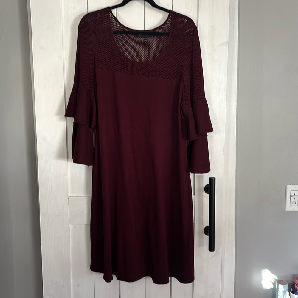 Lane Bryant - Sweater Dress - Wine